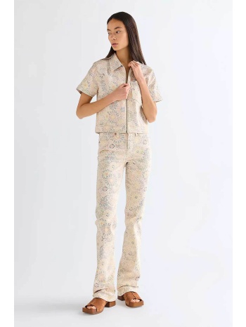 wrangler® γυναικείο τζιν παντελόνι πεντάτσεπο με floral