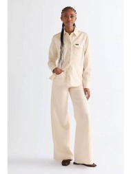 wrangler® γυναικείο τζιν παντελόνι πεντάτσεπο loose fit `canyon` - 112378438 εκρού
