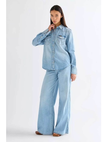 wrangler® γυναικείο τζιν παντελόνι πεντάτσεπο loose fit