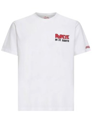 mc2 saint barth ανδρικό t-shirt `popeye` - prl0002-03575l λευκό