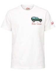 mc2 saint barth ανδρικό t-shirt `car servo` - pot0001-04324l λευκό