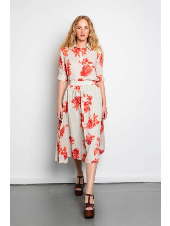 niso γυναικείο πουκάμισο με floral print - ali02she26