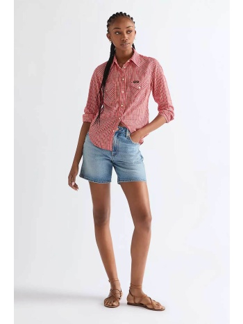 wrangler® γυναικείο denim σορτς πεντάτσεπο relaxed fit