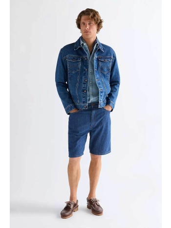 wrangler® ανδρική denim βερμούδα πεντάτσεπη regular fit