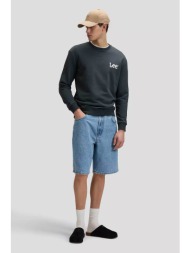 lee® ανδρική βερμούδα denim πεντάτσεπη `asher` - 112376919 denim blue