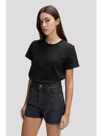 lee® γυναικείο t-shirt μονόχρωμο regular fit `perfect` 