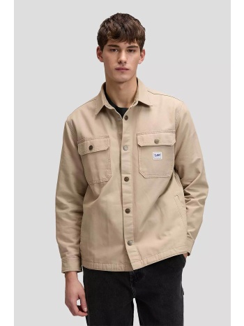 lee® ανδρικό overshirt με flap τσέπες μπροστά `workwear` 