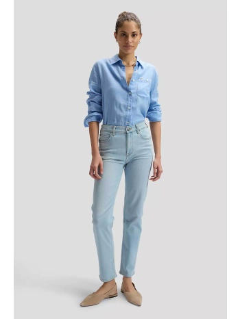 lee® γυναικείο τζιν παντελόνι cropped πεντάτσεπο regular
