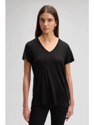 lee® γυναικείο t-shirt μονόχρωμο regular fit - 112378740 μαύρο