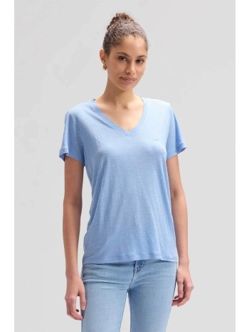 lee® γυναικείο t-shirt μονόχρωμο regular fit - 112377023