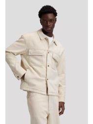 lee® ανδρικό denim jacket με τσέπες στο στήθος regular fit - 112376449 μπεζ