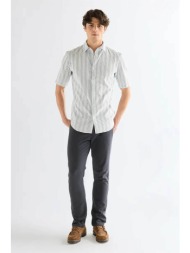 wrangler® ανδρικό παντελόνι πεντάτσεπο straight fit `greensboro` - 112378954 μπλε σκούρο