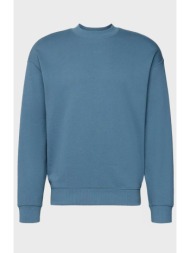 hugo boss ανδρική μπλούζα φούτερ μονόχρωμη regular fit - 50525892 μπλε