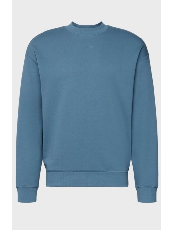hugo boss ανδρική μπλούζα φούτερ μονόχρωμη regular fit 
