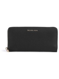 michael kors γυναικείο δερμάτινο πορτοφόλι `jet set large` - 32f5gj6t7t μαύρο