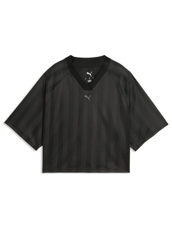 puma γυναικείο t-shirt με λογότυπο relaxed fit `league