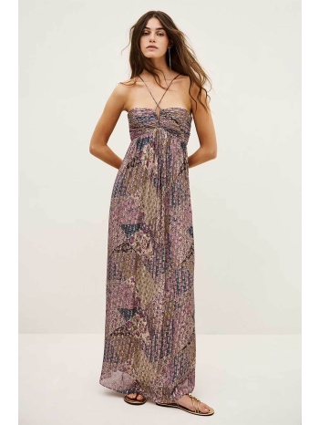 ba&sh γυναικείο maxi φόρεμα με all-over print `pietra` 