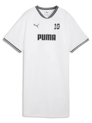puma γυναικείο φόρεμα relaxed fit - 691869 λευκό
