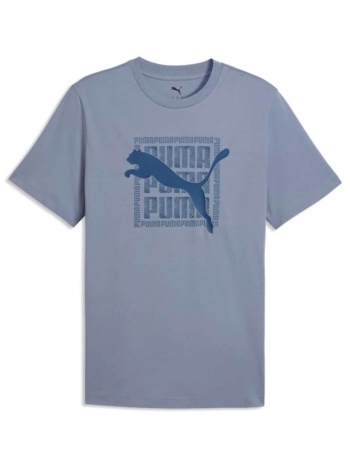 puma ανδρικό t-shirt με λογότυπο regular fit `graphic