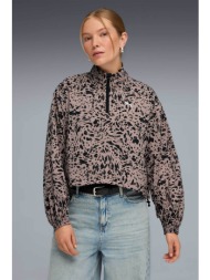 puma γυναικείο jacket `essentials animal print` - 692465 σάπιο μήλο