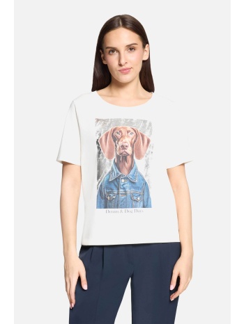 betty barclay γυναικείο τ-shirt με print στο στήθος 