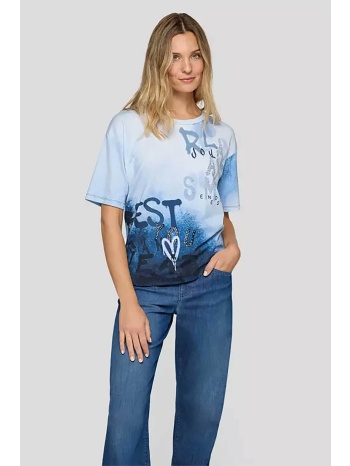 rabe γυναικείο t-shirt με print και lettering - 56-114351