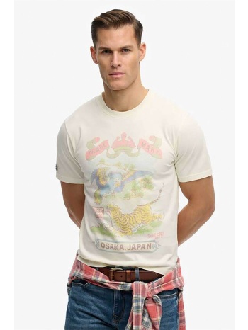 superdry ανδρικό t-shirt με graphic print relaxed fit