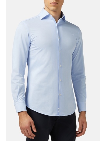 boggi milano ανδρικό πουκάμισο μονόχρωμο regular fit 
