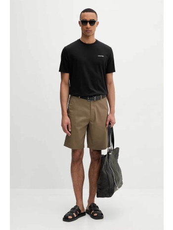 calvin klein ανδρική βερμούδα chinos - lv04lb600g μπεζ