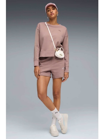 puma γυναικείο σορτς `ess small`` - 682441 σάπιο μήλο