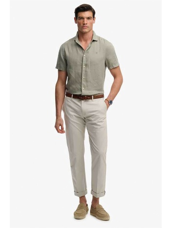 superdry ανδρικό παντελόνι chino straight fit `premium