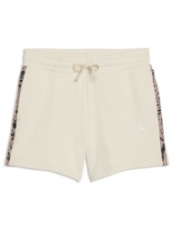 puma γυναικείο σορτς `essentials graphics animal 5``` - 693844 μπεζ