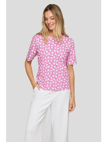 rabe γυναικεία μπλούζα με all-over print - 56-117376 ροζ