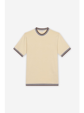 seinse ανδρικό t-shirt με contrast trims regular fit 