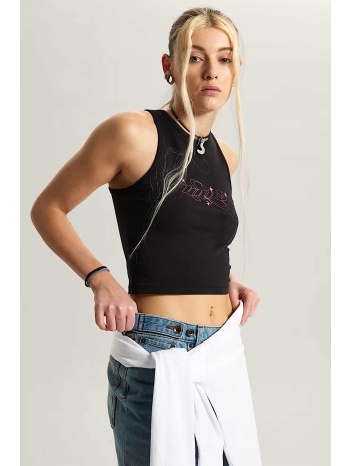 vans γυναικείο αμάνικο crop top relaxed fit `y2k star` 