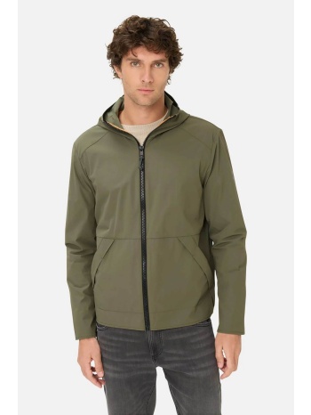 camel active ανδρικό jacket με κουκούλα και logo patch
