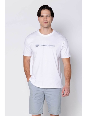 the bostonians ανδρικό t-shirt με two-tone logo print σε προσφορά