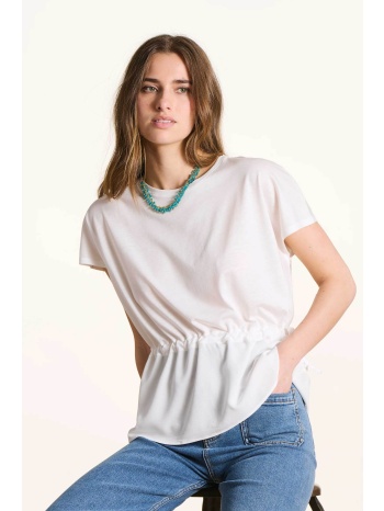 la fée maraboutée γυναικεία μπλούζα μονόχρωμη loose fit  σε προσφορά