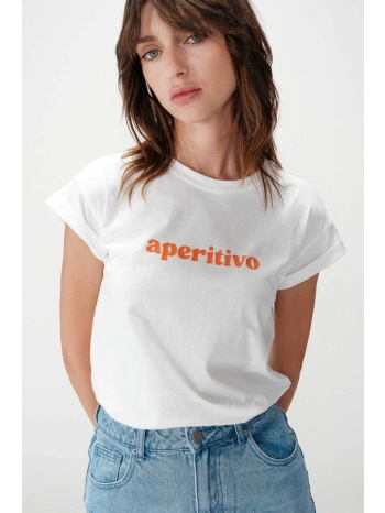 grace & mila γυναικείο t-shirt με lettering regular fit σε προσφορά