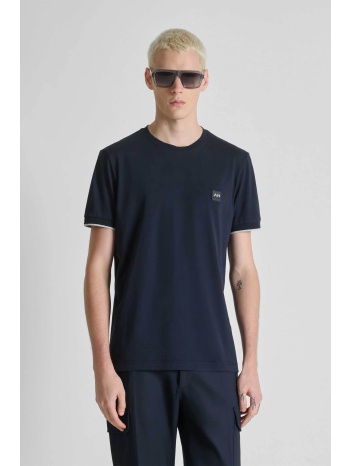 antony morato ανδρικό t-shirt με logo patch regular fit  σε προσφορά