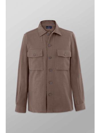 oxford company ανδρικό overshirt μονόχρωμο regular fit  σε προσφορά