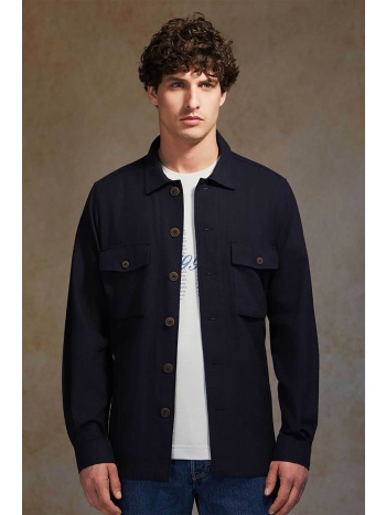 oxford company ανδρικό overshirt μονόχρωμο regular fit  σε προσφορά