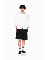 armani exchange ανδρική βερμούδα μονόχρωμη - xm001300af20934 μαύρο