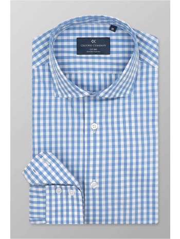 oxford company ανδρικό sport πουκάμισο καρό slim fit