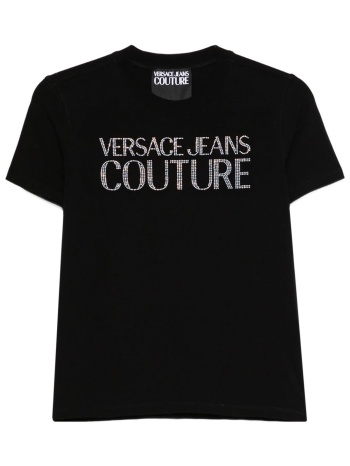 versace jeans couture γυναικείο t-shirt με logo print και σε προσφορά