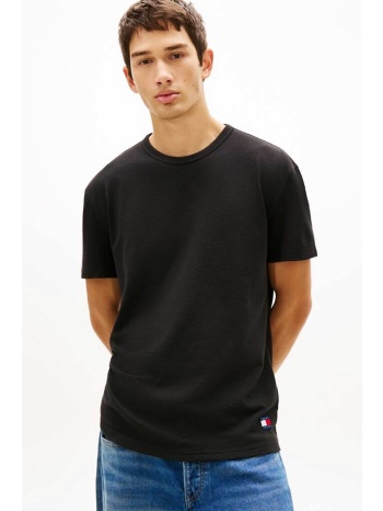 tommy jeans ανδρικό t-shirt με waffle πλέξη slim fit  σε προσφορά