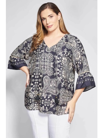 parabita γυναικεία μπλούζα με paisley print - 012610100182 σε προσφορά