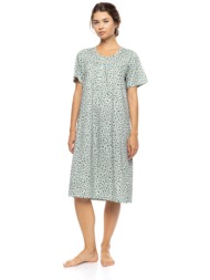 pink label γυναικείο νυχτικό `jade leo` - s1574 πράσινο