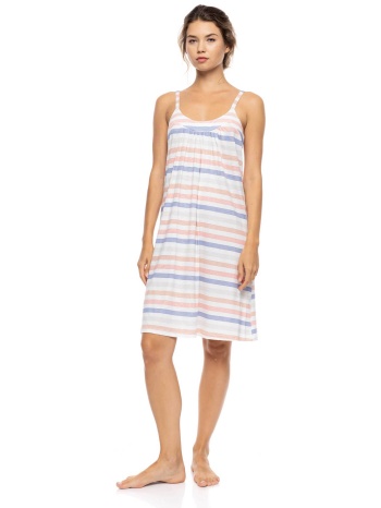 pink label γυναικείο νυχτικό `sunset stripe` - s1607 μπλε σε προσφορά