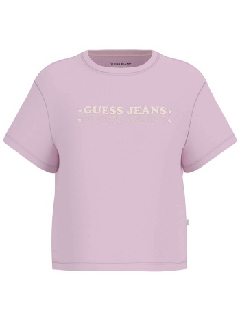 guess γυναικείο t-shirt με logo print boxy fit  σε προσφορά